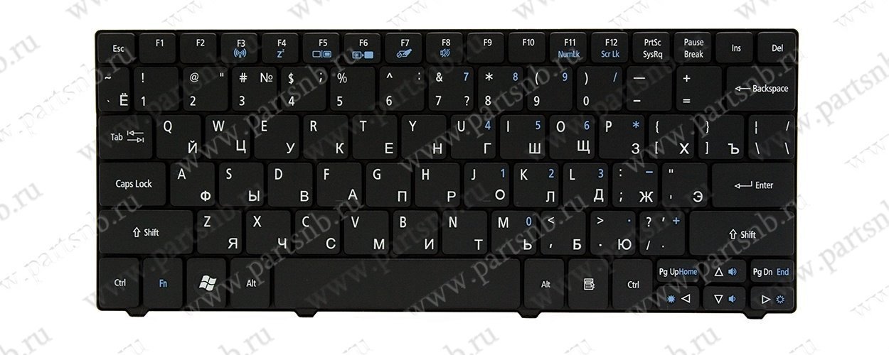 Клавиатура для ноутбука ACER Aspire One 752 