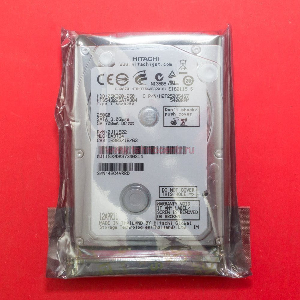 Жесткий диск HDD 250Gb Hitachi