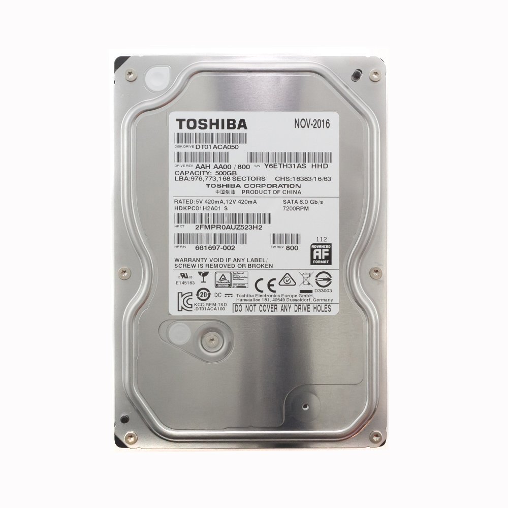 Жесткий диск 3.5" 500 Gb Toshiba DT01ACA050