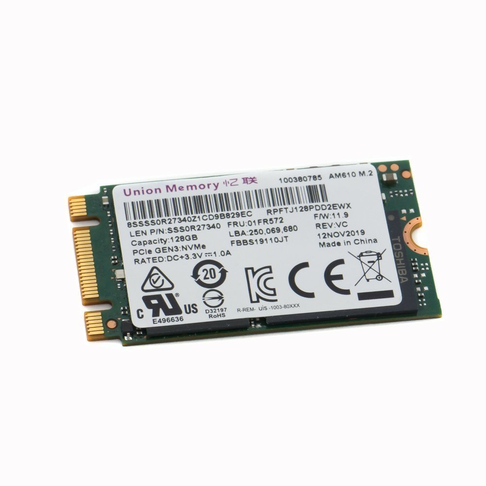 Жесткий диск SSD M.2 2242 NVME 128Gb Lenovo Union AM610