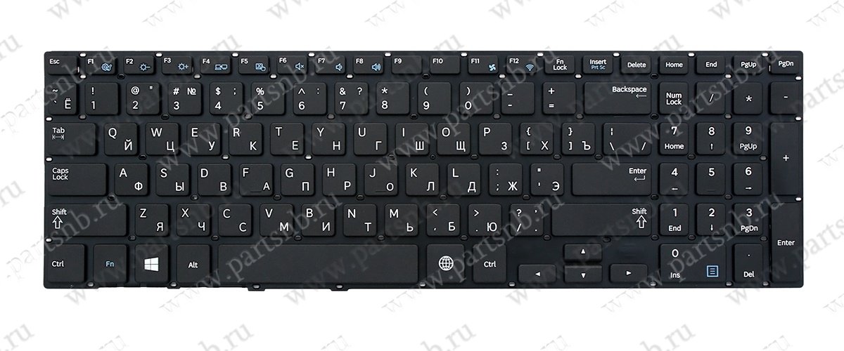 Клавиатура для ноутбука Samsung NP450R5E 