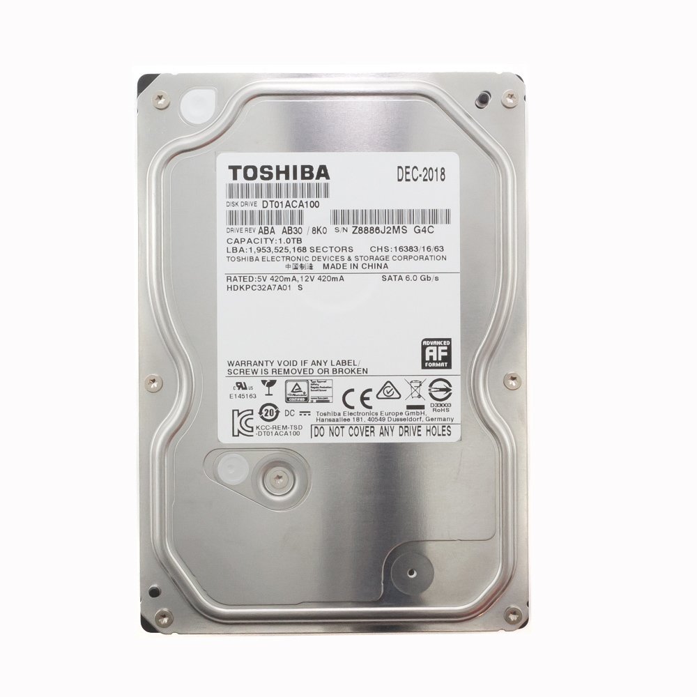  Жесткий диск 3.5" 1 Tb Toshiba DT01ACA100