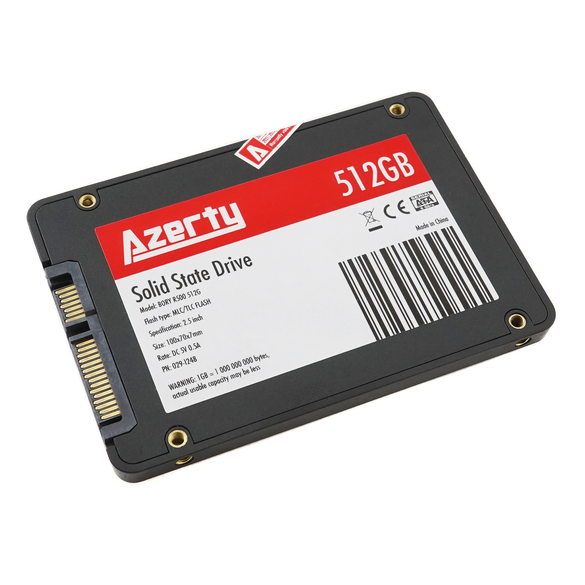 Жесткий диск SSD 2.5" 512Gb Azerty Bory R500 512G