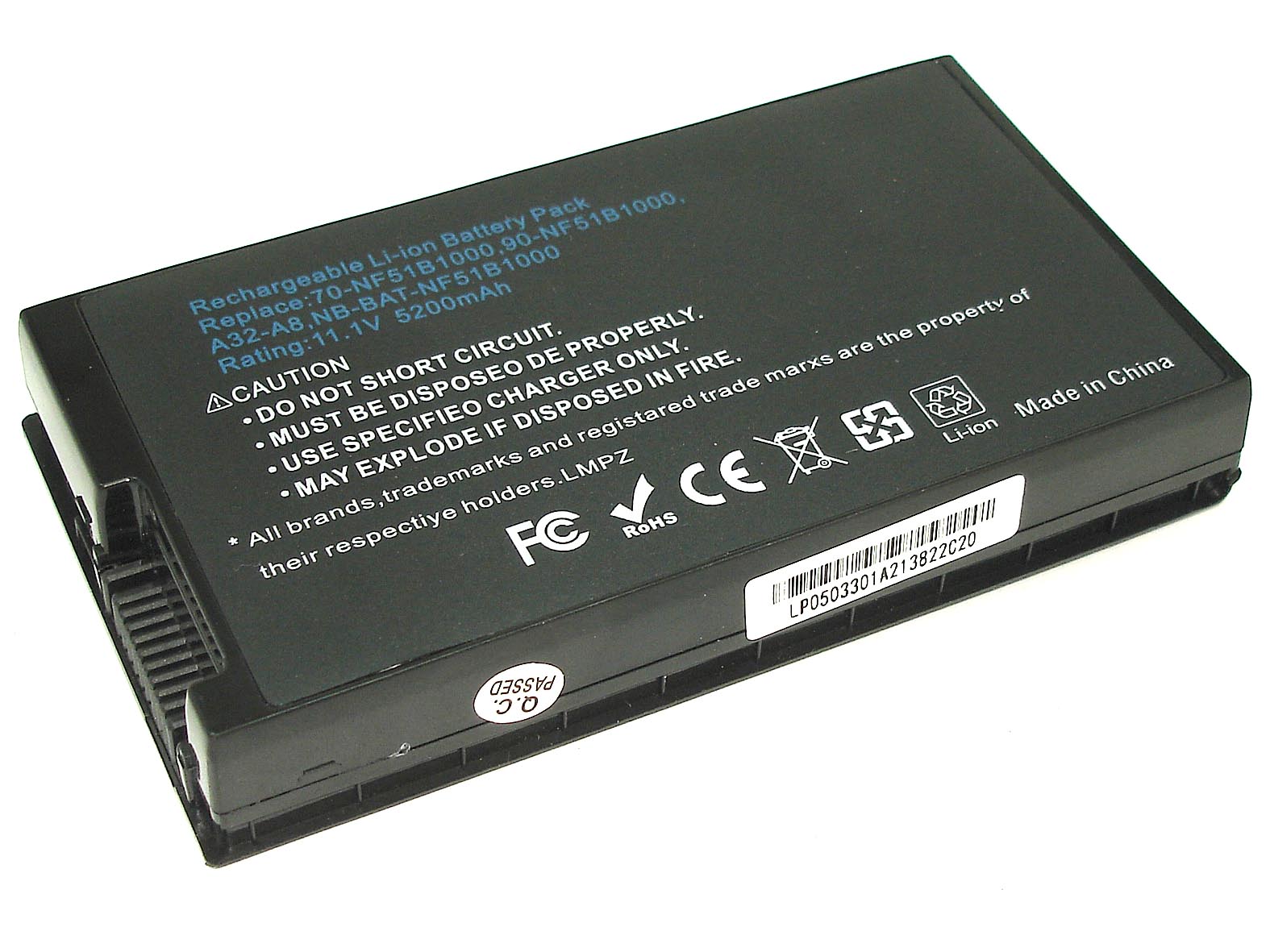 Купить аккумулятор для ноутбука ASUS F83VF 5200 mah 11.1V