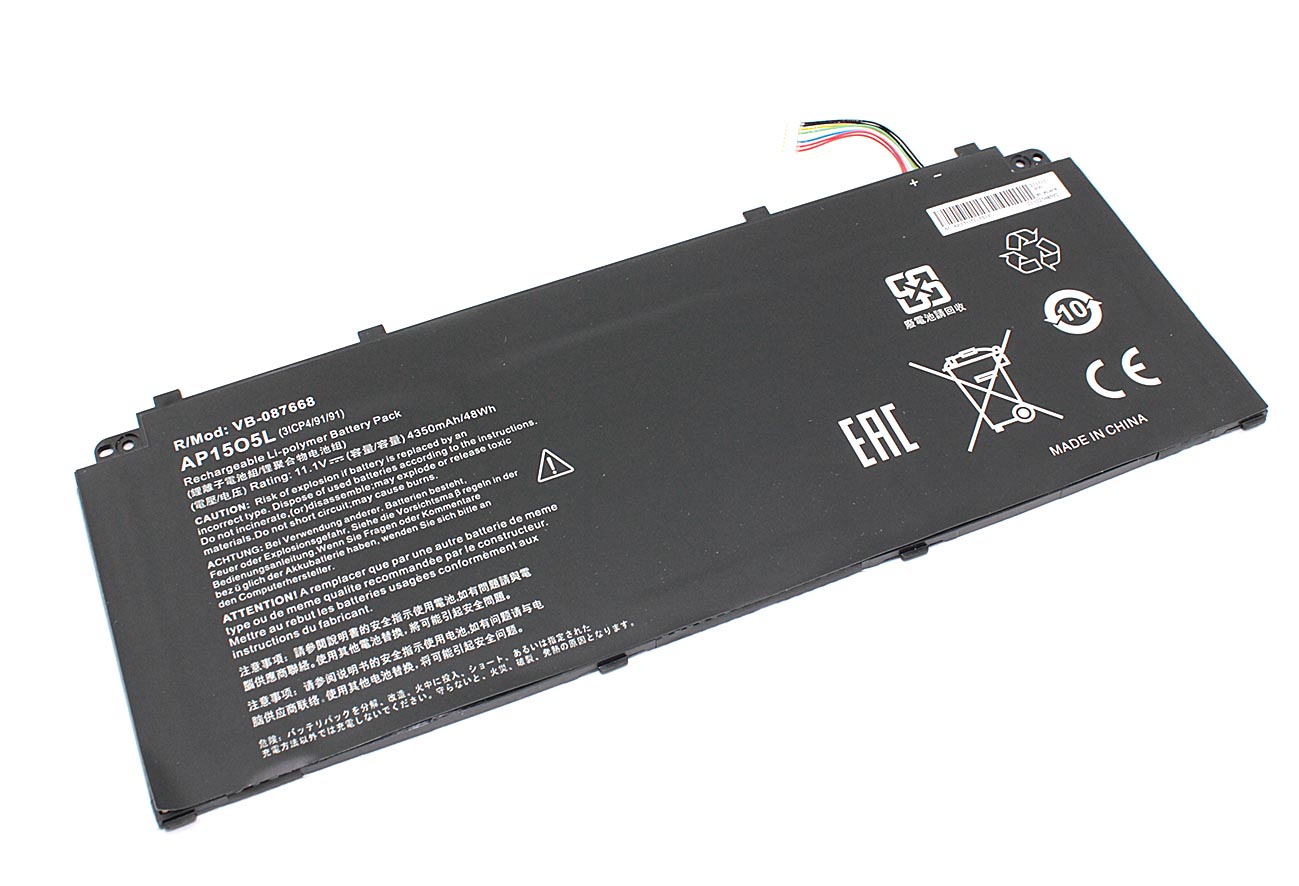 Купить аккумулятор для ноутбука ACER AP1505L 11.1V 4350mAh