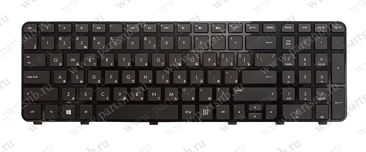 Клавиатура для ноутбука HP Pavilion DV6-7000 с рамкой