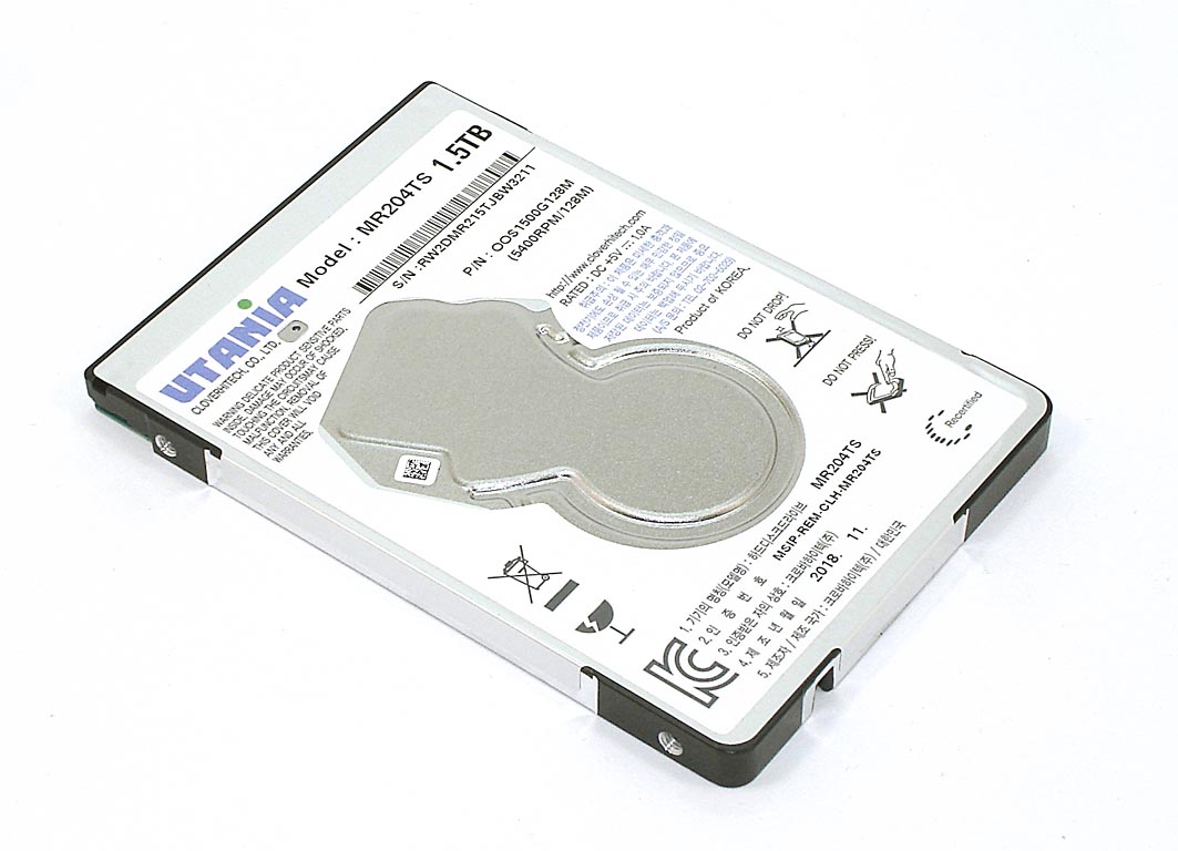 Купить жесткий диск HDD 2,5" 1.5Tb Utania MR204TS, OOS1500G128M