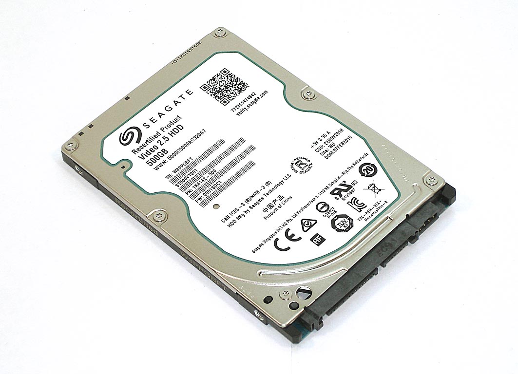 Купить жесткий диск HDD 2,5" 500GB Seagate ST500VT001