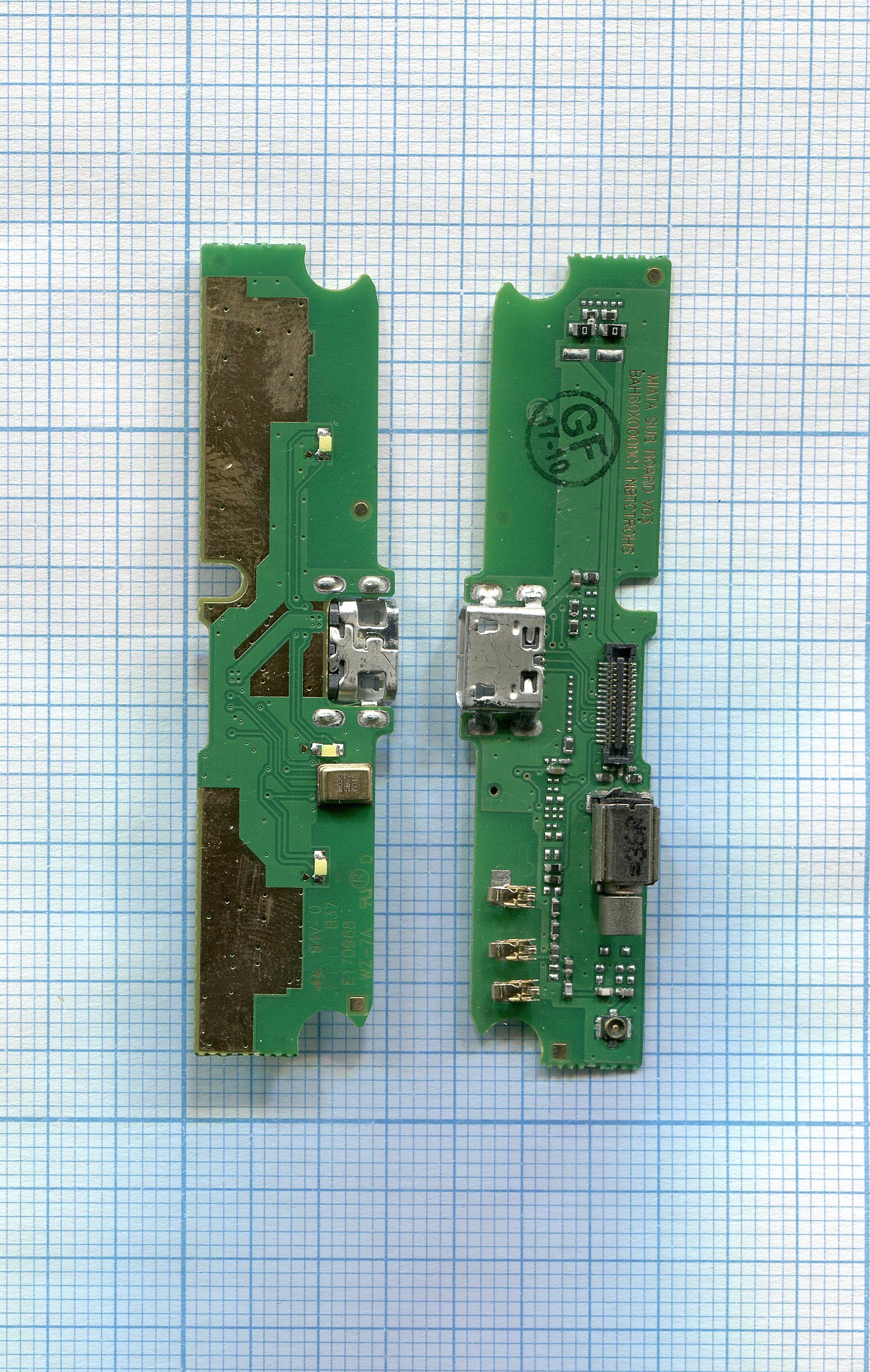Купить разъем Micro USB для AlcateI Idol 2 Mini S 6036Y (плата с системным разъемом)