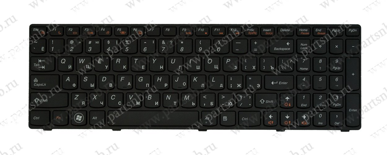 Клавиатура для ноутбука Lenovo IdeaPad V570  